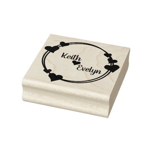 カップルの名前とハート ラバースタンプ (スタンプ)