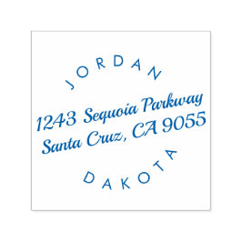 カップルの名前のスクリプモダント差出人住所 セルフインキングスタンプ