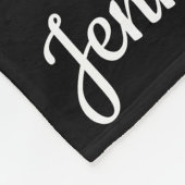 カップルの名前(他の40名まで) フリースブランケット (角)