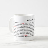 カップルの声明のコップ コーヒーマグカップ (正面左)