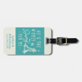 カップルの妻の夫のかわいい一致の巡航の休暇 ラゲッジタグ (正面横)