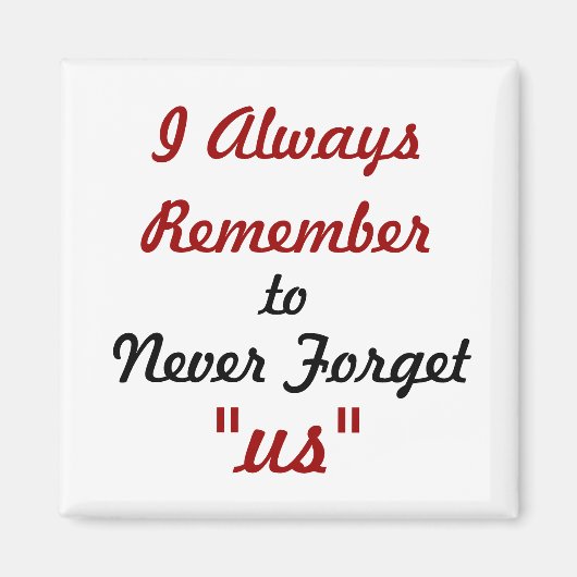 カップルの愛に関する冷蔵庫用マグネット マグネット (正面)