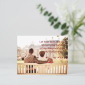 カップルの愛のはがき ポストカード (スタンド正面)