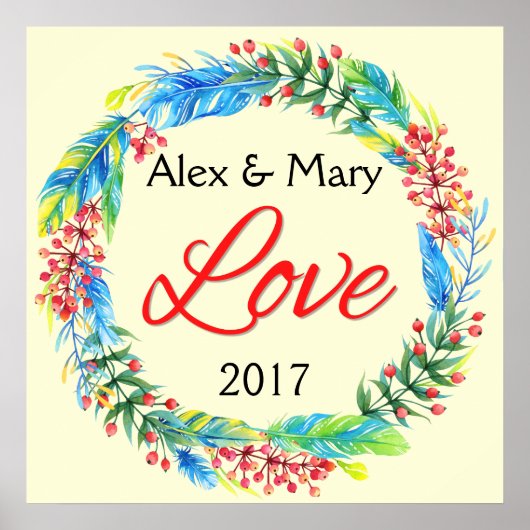 カップルの愛のポスター ポスター (正面)