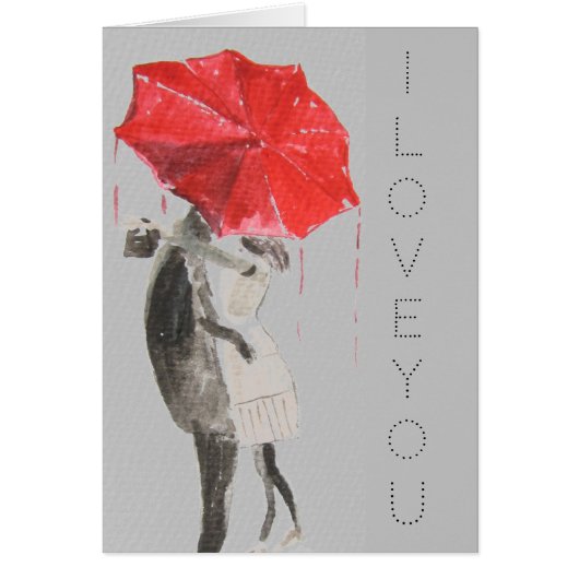 カップルの愛キスをするのバレンタインデーヴィンテージ (正面)