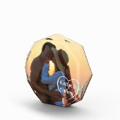 カップルの愛ハートの写真名 フォトブロック (右)