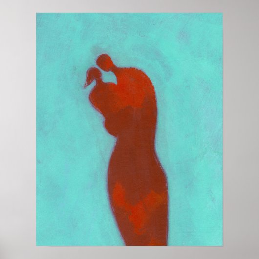 カップルの抱擁 ポスター (正面)