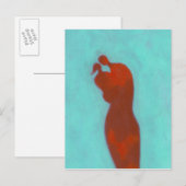 カップルの抱擁 ポストカード (正面/裏面)