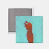 カップルの抱擁 マグネット (正面/裏面)