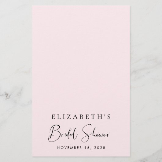 カップルの最高のフローラシャワーゲーム (裏面)