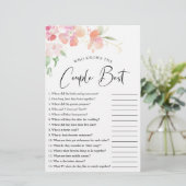 カップルの最高のフローラシャワーゲーム (スタンド正面)