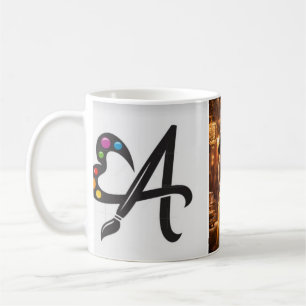 カップルの画像と名前を追加する後者のMUG コーヒーマグカップ
