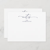 カップルの結婚アドバイス1カードのメモ サンキューカード (正面/裏面)