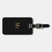 カップルの荷物のラベル ラゲッジタグ (正面横)