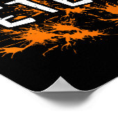 カップルの衣装ピーターかぼちゃを食べる水スプラッシュハロー ポスター (角)