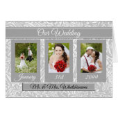 カップルの話の結婚式の引き出物 (正面横)