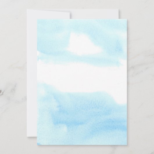 カップルの赤ちゃんシャワーを待つのは嬉しい 招待状 (裏面)