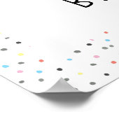 カップルの赤ちゃんシャワー |ハッピーアワー歓迎ポスター ポスター (角)