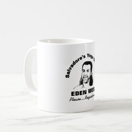 カップルの退去のSalvadoreのヨガの学校のコーヒー・マグ コーヒーマグカップ (正面左)