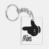 カップルの鎖 キーホルダー (正面左)