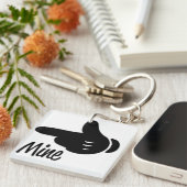 カップルの鎖 キーホルダー (正面右)