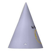 カップルの黄色の三日月の怒顔 パーティーハット (左)