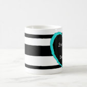 "カップルの"コーヒーマグ:名前を追加 モーフィングマグカップ (中央)