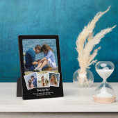 カップルまたは家族のカスタマイズ可能な写真 | フォトプラーク (側面)