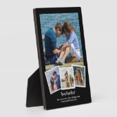 カップルまたは家族のカスタマイズ可能な写真 | フォトプラーク (側面)