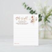 カップルまたは花嫁の日付の夜アイディア- Terracotta (スタンド正面)