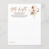 カップルまたは花嫁の日付の夜アイディア- Terracotta (正面)