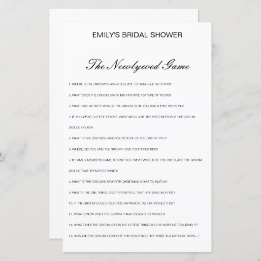 カップルを知っている新しいゲームを編集可能 (正面/裏面)