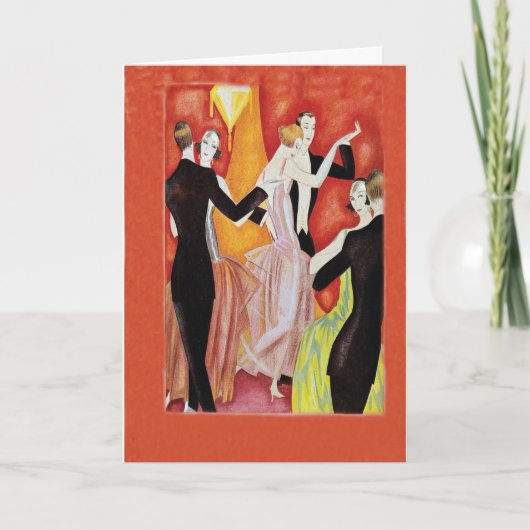 カップルを踊るとどろく二十代 カード (正面)