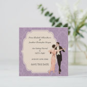 カップルを踊る日付の20年代のヴィンテージを救って下さい セーブザデート (スタンド正面)