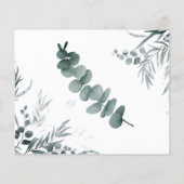 カップルアドバイスカード用タイムカプセルブライダルシャワー チラシ (裏面)