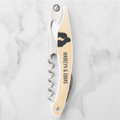 カップルイラストレーション ソムリエナイフ (正面)