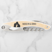 カップルイラストレーション ソムリエナイフ (正面)