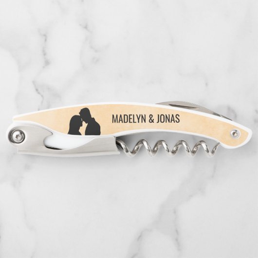 カップルイラストレーション ソムリエナイフ (正面)