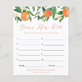 カップルウェディングシャワーどのように古いゲームを推測 チラシ