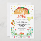 カップルウェディングシャワー招待状フィエスタバイタコ 招待状 (正面)