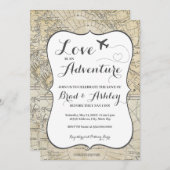 カップルウェディングシャワー招待状 招待状 (正面/裏面)