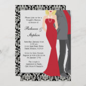 カップルウェディングシャワー招待状 招待状 (正面/裏面)