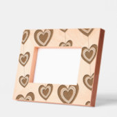 カップルエレガントのハートストリング レーザー彫刻フレーム (左)