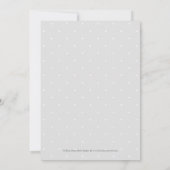 カップルエレガントの結婚写真サンキューカード サンキューカード (裏面)