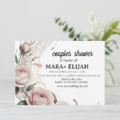 カップルエレガントシャワー 招待状 (スタンド正面)