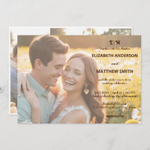 カップルエレガントポートレートラスティック4フォト結婚ズ