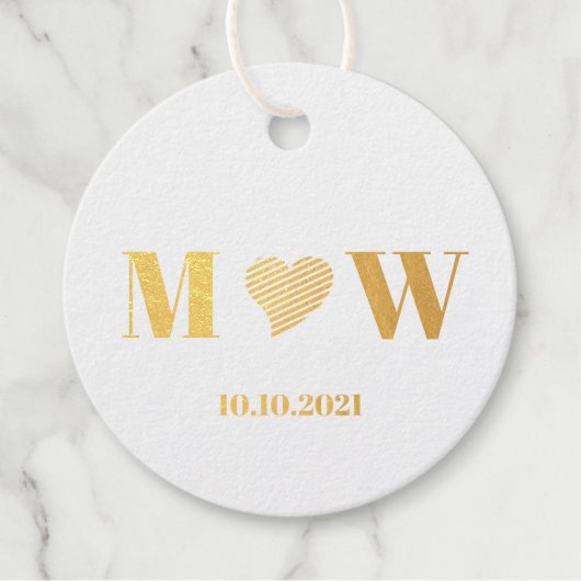 カップルカスタマイズイニシャルAラヴB赤いハート フェイバータグ (正面)