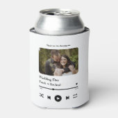 カップルカスタムのためのフォトミュージックの曲のプレイリスト 缶クーラー (缶正面)