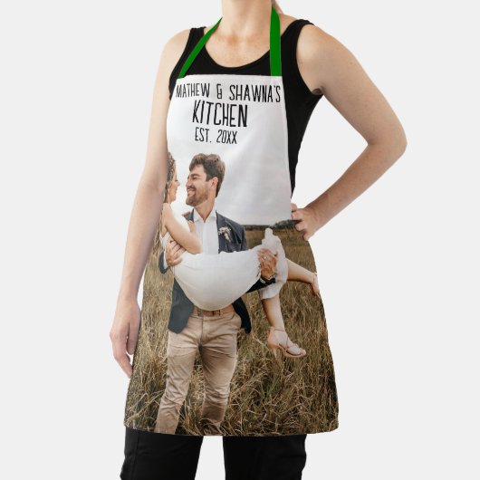 カップルカスタムのキッチン、新婚の人のためのフォトエプロン エプロン (インサイチュ)
