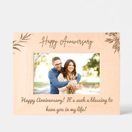 カップルカスタムの写真フレームのパーソナライズされた贈り物 レーザー彫刻フレーム